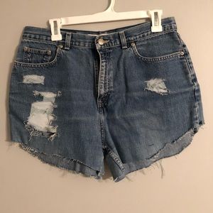 Vintage festival mom shorts